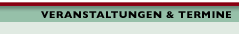 Veranstaltungen &Termine